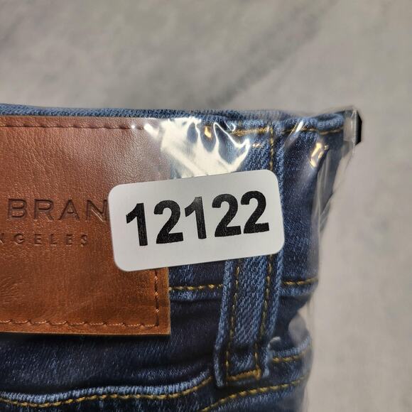 Lucky Brand 410 Athletic Straight Jeans Mens 40x29 Blue Stretch Denim Dark Wash - Picture 10 of 10